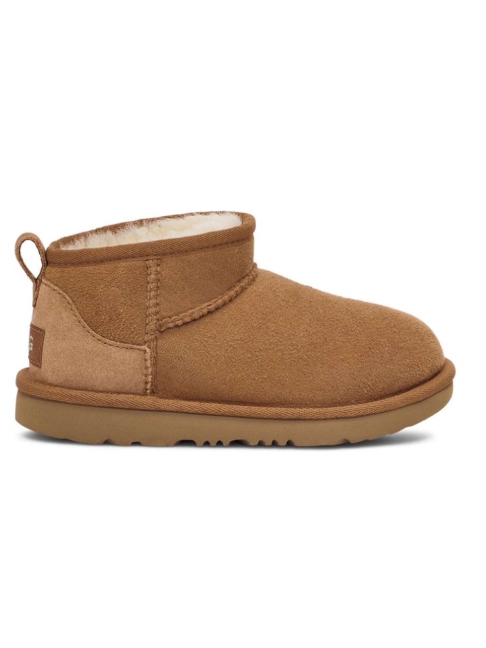UGG Girls Classic Ultra Mini Boot in Chestnut